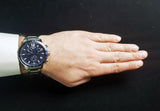  Shop Authentic Tissot Quickster Chronograph Blue Dial Watch For Men - T095.417.11.047.00 - Luxxuri