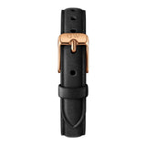  Shop Authentic Daniel Wellington Quadro Pressed Sheffield Green Dial Black Leather Strap Watch For Women - DW00100439 - Luxxuri
