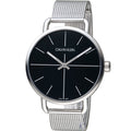  Shop Authentic Calvin Klein Even Black Dial Silver Mesh Bracelet Watch for Women - K7B21121 - Luxxuri