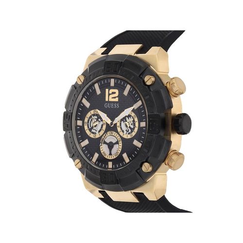  Shop Authentic Guess Navigator Chronograph Black Dial Black Rubber Strap Watch for Men - GW0264G3 - Luxxuri