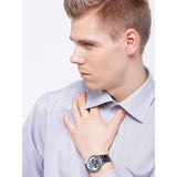  Shop Authentic Guess Wafer Analog Blue Dial Brown Leather Strap Watch For Men - W0496G2 - Luxxuri