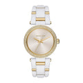  Shop Authentic Michael Kors Delray Rose Gold Dial White Steel Strap Watch for Women - MK4315 - Luxxuri