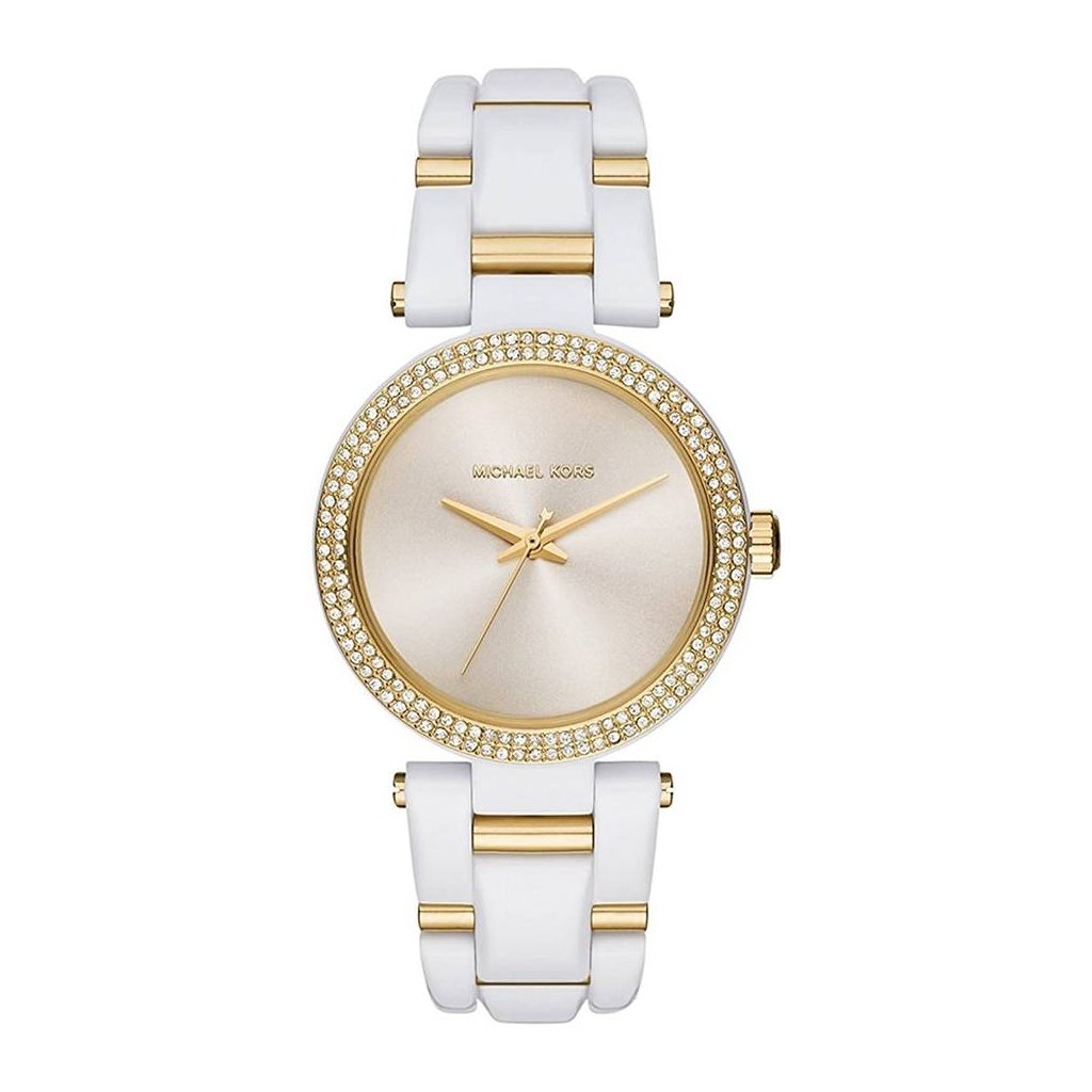  Shop Authentic Michael Kors Delray Rose Gold Dial White Steel Strap Watch for Women - MK4315 - Luxxuri