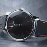  Shop Authentic Calvin Klein City Black Dial Black Leather Strap Watch for Men - K2G211C1 - Luxxuri