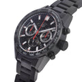 Tag Heuer Carrera Automatic Chronograph Black Dial Black Steel Strap Watch for Men - CBG2090.BH0661