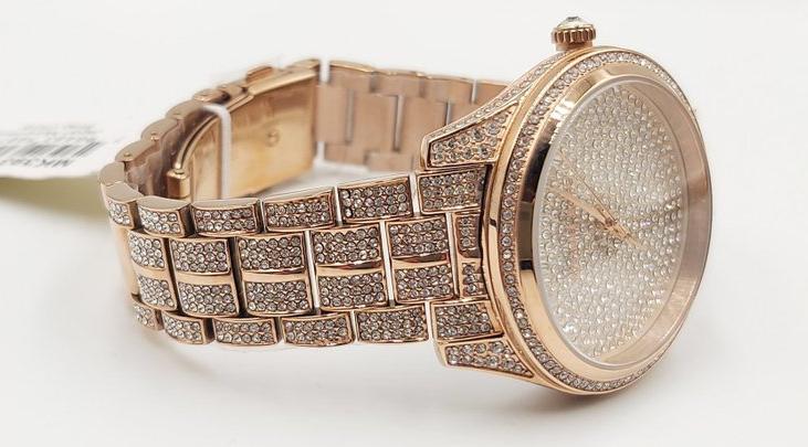  Shop Authentic Michael Kors Lauryn Crystals Rose Gold Dial Rose Gold Steel Strap Watch For Women - MK3931 - Luxxuri