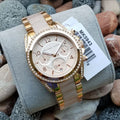  Shop Authentic Michael Kors Blair Chronograph Rose Gold Dial Two Tone Steel Strap Watch for Women - MK5943 - Luxxuri
