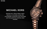  Shop Authentic Michael Kors Maren Chronograph Brown Dial Two Tone Steel Strap Watch for Women - MK7496 - Luxxuri