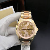  Shop Authentic Michael Kors Layton Rose Gold Dial Gold Stainless Steel Strap Watch for Women - MK6476 - Luxxuri