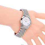  Shop Authentic Gucci G Timeless Diamonds Mother of Pearl Dial Silver Steel Strap Watch For Women - YA126504 - Luxxuri