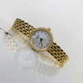  Shop Authentic Tissot T-Lady Lovely Mother of Pearl Dial Gold Steel Strap Watch For Women - T058.009.63.116.00 - Luxxuri
