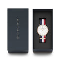  Shop Authentic Daniel Wellington Classic Cambridge White Dial Two Tone NATO Strap Watch For Men - DW00100003 - Luxxuri
