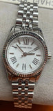  Shop Authentic Michael Kors Lexington Quartz White Dial Silver Steel Strap Watch For Women - MK3228 - Luxxuri