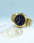  Shop Authentic Versace Sport Tech Chronograph Black Dial Gold Steel Strap Watch for Men - VELT00419 - Luxxuri