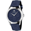  Shop Authentic Gucci G Timeless Quartz Blue Dial Blue Leather Strap Watch For Men - YA1264032 - Luxxuri