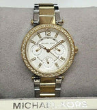  Shop Authentic Michael Kors Parker White Dial Two Tone Steel Strap Watch for Women - MK6055 - Luxxuri