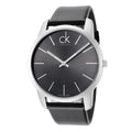  Shop Authentic Calvin Klein City Black Dial Black Leather Strap Watch for Men - K2G21107 - Luxxuri