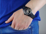 Shop Authentic Michael Kors Runway Black Dial Black Steel Strap Watch for Women - MK6057 - Luxxuri