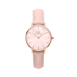  Shop Authentic Daniel Wellington Petite Rouge Pink Dial Pink Leather Strap Watch For Women - DW00100511 - Luxxuri