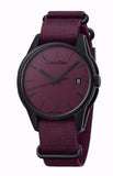  Shop Authentic Calvin Klein Tone Maroon Dial Maroon NATO Strap Watch for Men - K7K514UP - Luxxuri