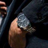  Shop Authentic Tissot T Classic Chrono XL Black Dial Silver Steel Strap Watch For Men - T116.617.11.057.01 - Luxxuri