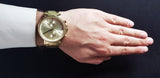  Shop Authentic Tommy Hilfiger Daniel White Dial Gold Steel Strap Watch for Men - 1710415 - Luxxuri