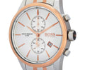  Shop Authentic Hugo Boss Jet Silver Dial Two Tone Steel Strap Watch for Men - 1513385 - Luxxuri