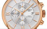  Shop Authentic Tissot Des Tourelles Chronograph Silver Dial Brown Leather Strap Watch For Men - T099.427.36.038.00 - Luxxuri