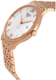  Shop Authentic Tissot T Classic Tradition White Dial Rose Gold Steel Strap Watch For Women - T063.610.33.038.00 - Luxxuri