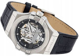  Shop Authentic Maserati Potenza Automatic Black Dial Black Leather Strap Watch For Men - R8821108001 - Luxxuri