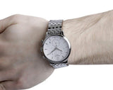  Shop Authentic Tissot T Classic Tradition Chronograph White Dial Silver Steel Strap Watch For Men - T063.617.11.037.00 - Luxxuri