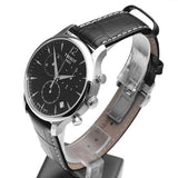  Shop Authentic Tissot T Classic Tradition Chronograph Black Dial Black Leather Strap Watch For Men - T063.617.16.057.00 - Luxxuri