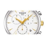  Shop Authentic Tissot T Classic Tradition Chronograph White Dial Two Tone Steel Strap Watch For Men - T063.617.22.037.00 - Luxxuri