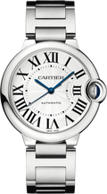  Shop Authentic Cartier Ballon Bleu De Cartier Silver Dial Silver Steel Strap Watch for Women - WSBB0048 - Luxxuri
