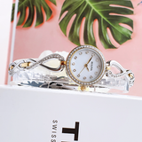  Shop Authentic Bulova Analog Crystals Mother of Pearl Dial Silver Steel Strap Watch for Women - 98X109 - Luxxuri