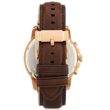  Shop Authentic Fossil Grant Chronograph Blue Dial Brown Leather Strap Watch for Men - FS5068 - Luxxuri