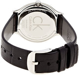  Shop Authentic Calvin Klein Skirt Black Dial Black Leather Strap Watch for Women  - K2U231C1 - Luxxuri