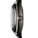  Shop Authentic Emporio Armani Franco Black Dial Black Leather Strap Watch For Men - AR0368 - Luxxuri