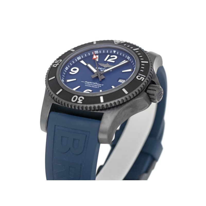  Shop Authentic Breitling Superocean Automatic 46mm Blue Dial Blue Rubber Strap Watch for Men - M17368D71C1S1 - Luxxuri
