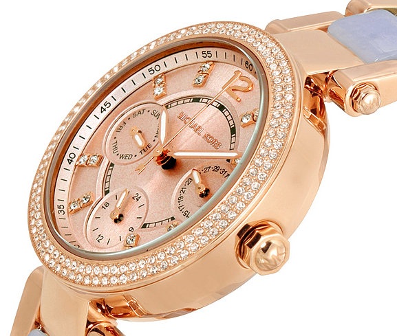  Shop Authentic Michael Kors Parker Gold Dial Two Tone Steel Strap Watch for Women - MK6327 - Luxxuri