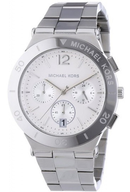  Shop Authentic Michael Kors Wyatt White Dial Silver Steel Strap Watch For Women - MK5932 - Luxxuri