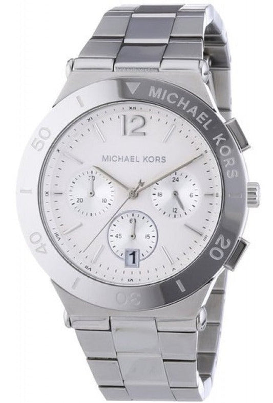  Shop Authentic Michael Kors Wyatt White Dial Silver Steel Strap Watch For Women - MK5932 - Luxxuri