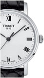  Shop Authentic Tissot Everytime Small White Dial Black Leather Strap Watch For Women - T109.210.16.033.00 - Luxxuri