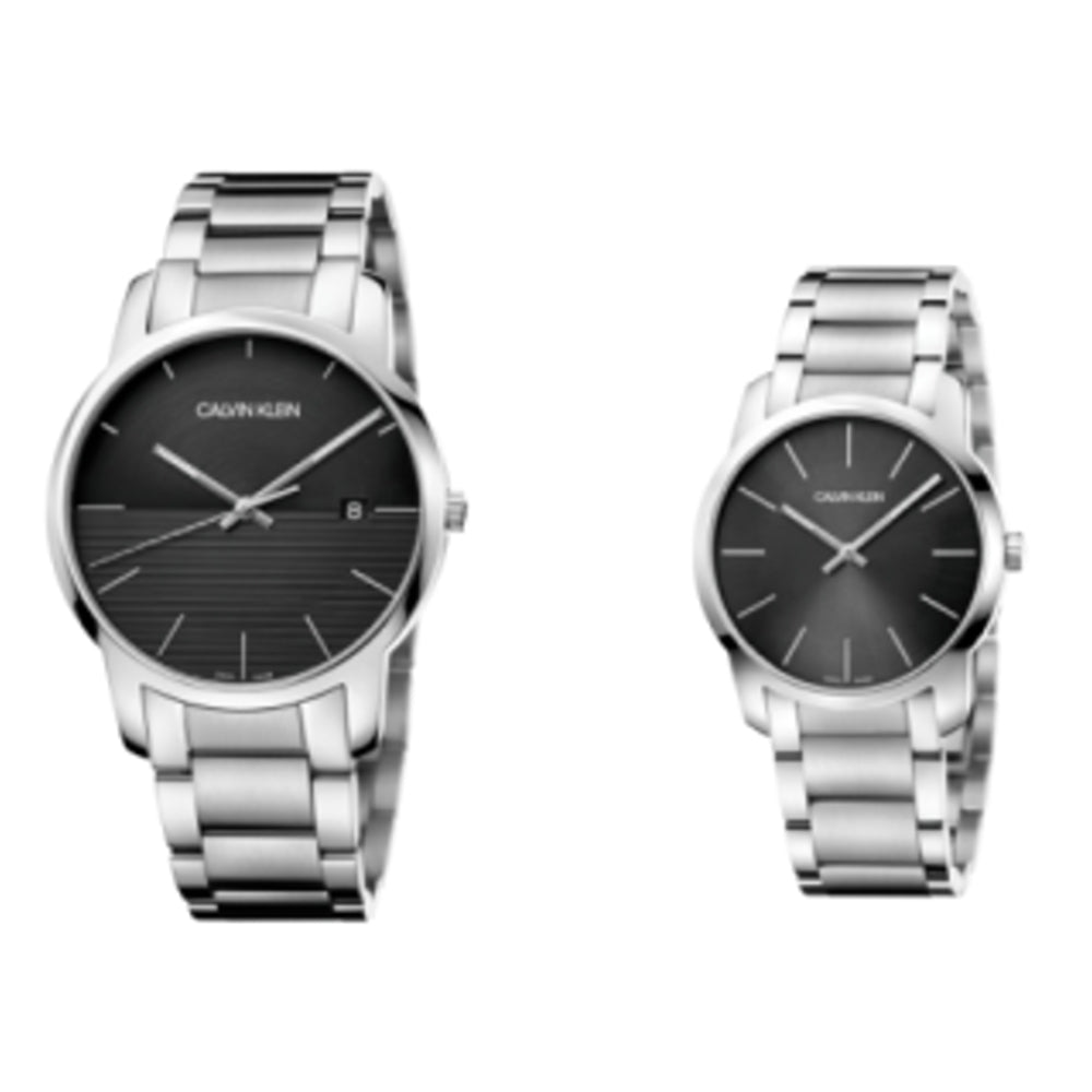  Shop Authentic Calvin Klein City Black Dial Silver Steel Strap Watch for Men - K2G2G14C - Luxxuri