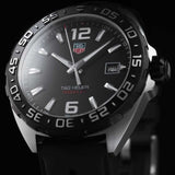  Shop Authentic Tag Heuer Formula 1 Quartz Black Dial Black Rubber Strap Watch for Men - WAZ1110.FT8023 - Luxxuri