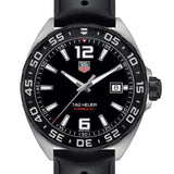  Shop Authentic Tag Heuer Formula 1 Quartz Black Dial Black Rubber Strap Watch for Men - WAZ1110.FT8023 - Luxxuri