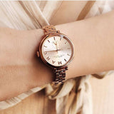  Shop Authentic Marc Jacobs Sally White Dial Rose Gold Steel Strap Watch for Women - MBM8643 - Luxxuri