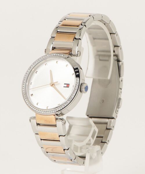 Shop Authentic Tommy Hilfiger Lynn Quartz White Dial Two Tone Steel Strap Watch For Women - 1782236 - Luxxuri