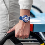  Shop Authentic Tag Heuer Formula 1 Gulf Edition Blue Dial Blue Leather Strap Watch for Men - CAZ101N.FC8243 - Luxxuri