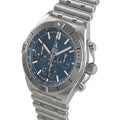  Shop Authentic Breitling Chronomat B01 42 Frecce Tricolori Blue Dial Silver Steel Strap Watch for Men - AB01344A1C1A1 - Luxxuri